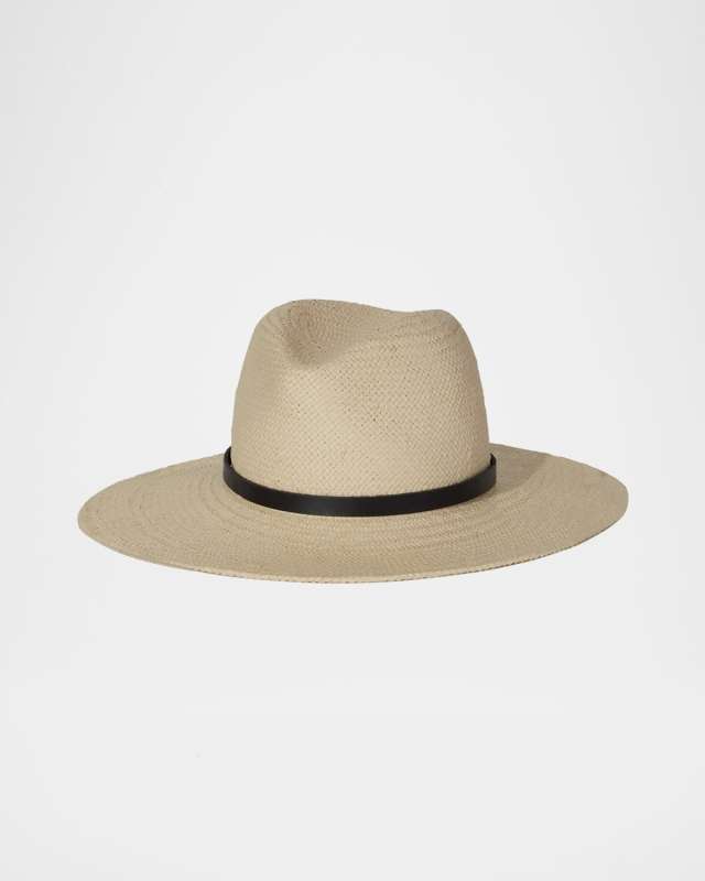 Lyra Packable Straw Fedora Hat
